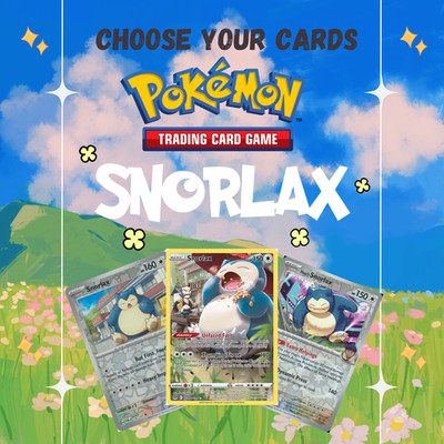 Pokemon Choose Your Cards - Snorlax