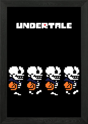 Undertale3 Gerahmtes Wandbild Poster Leinwanddruck Bild