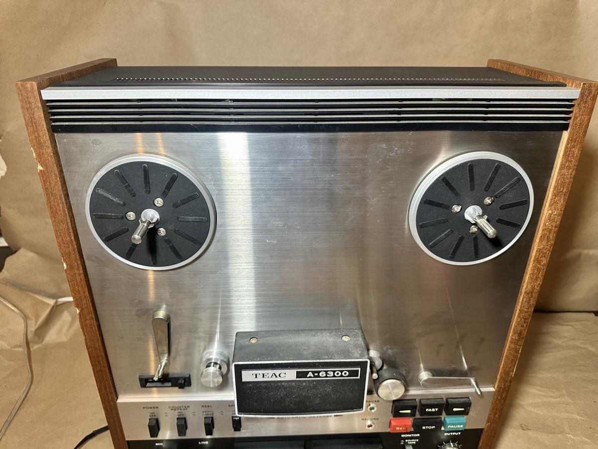 TEAC A-6300 Auto-Reverse 4 Track Stereo Reel to Reel Tape