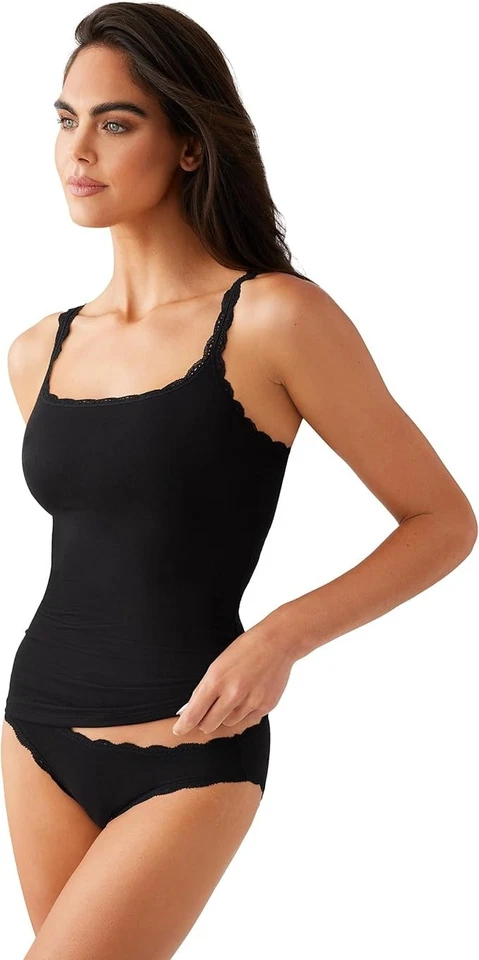 b.tempt'd by Wacoal X1736 Women's Inspired Eyelet Lace Trim Camisole Size S - Image 2 of 3