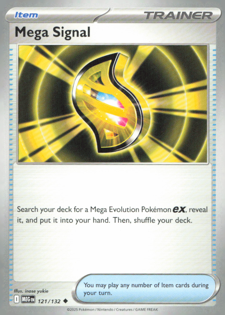 Mega Signal Uncommon ME01: Mega Evolution 121/132 NM