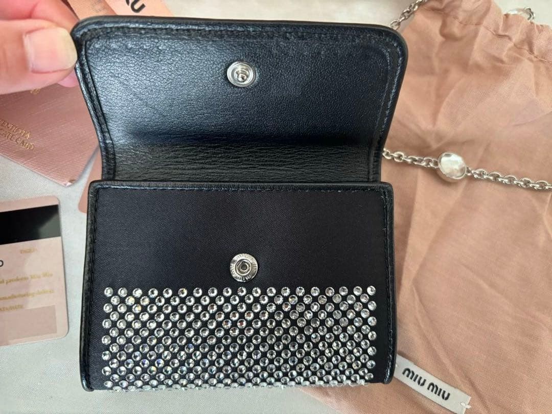 Miu Miu ♡ Super rare chain wallet ♡ Bijou image 7