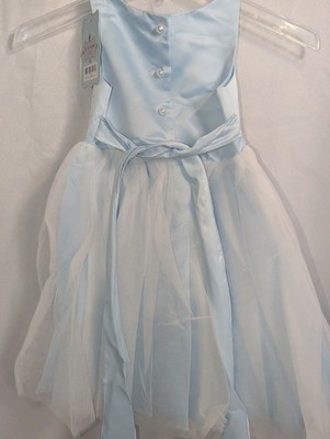 NEW Flower Girl Easter Wedding party Dress light blue tulle 2 4 6 10  CLOSEOUT | eBay