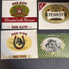 Vintage Cigar Box Labels Unused.  1920s.  No Creases.  