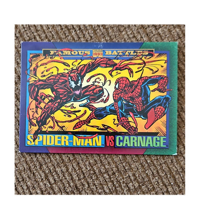 Marvel 1993 Famous Battles #145 Spider-Man vs Carnage Non-Sport Card SkyBox