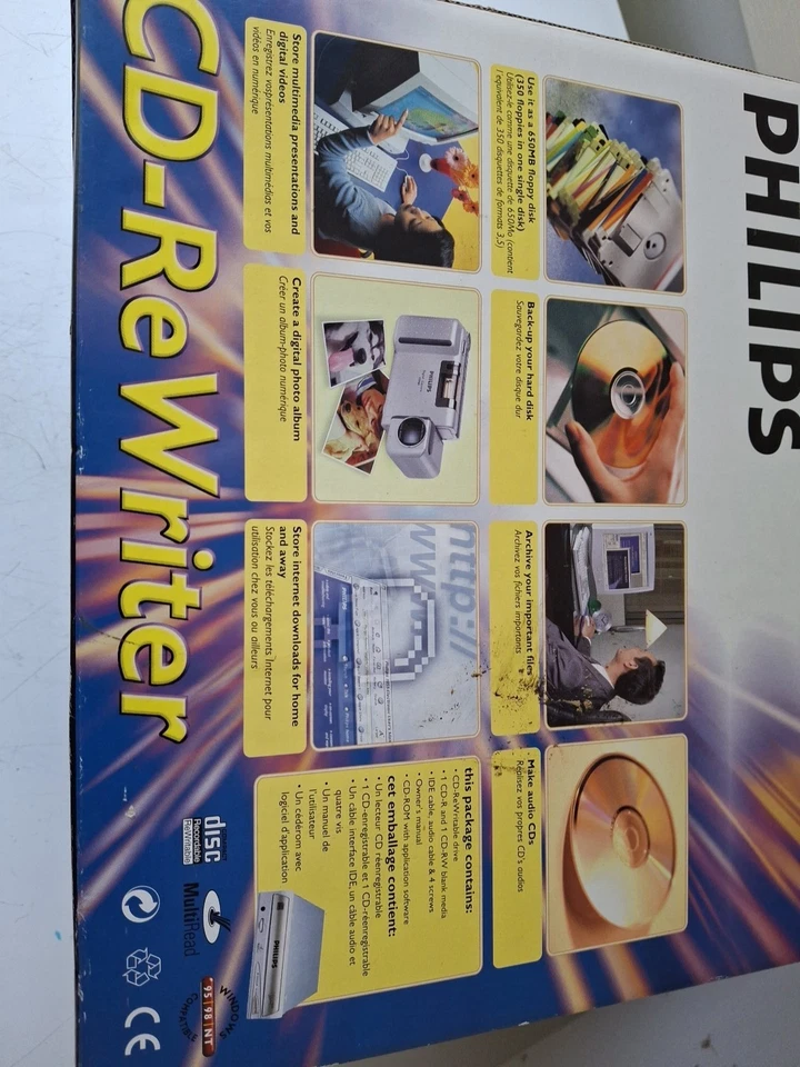 NEW Philips CD ReWriter CDRW800 series Internal IDE with EXTRAS - Image 2 of 3
