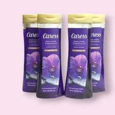 6 Caress for Women Black Orchid & Patchouli Oil Relaxing Fragrant Shower Gel