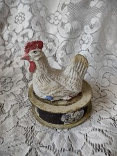 Antique/Vintage Paper Mache Easter Rooster Candy Container From Germany