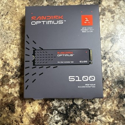 SanDisk Optimus 5100 M.2 2280 PCIe 4.0 NVMe SSD 1TB High Performance NEW FREE SH