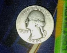 1942 Washington Quarter S Mint Mark Silver Circulated US Coin