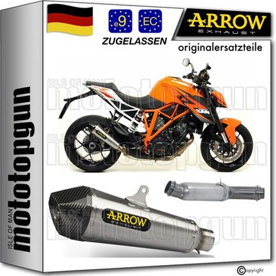 ARROW AUSPUFF ZUGELASSEN KAT X-KONE NICHROM C KTM 1290 SUPERDUKE R 2014 14