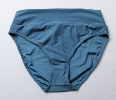 Hapari Women's Tummy Tuk Full Coverage Bikini Bottoms AC2 Ocean Medium NWT