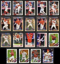 19 CARD TEAM LOT-LA ANGELS- MODERN TOPPS BASEBALL CARDS ⚾️