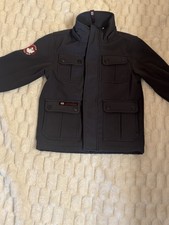 Canada Weathergear Boys Basic Gray Softshell Jacket Size 7 Full Zip Polyester