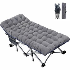 XXL Camping Cot for Adults, Oversized 78" 32" Folding Camping Bed, 900LBS Hea...