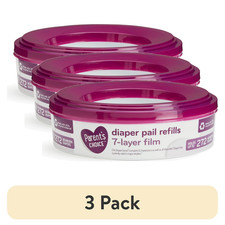 3 pack Parent's Choice Diaper Pail Refills, Holds up to 272 Newborn Diapers