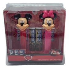 PEZ DISNEY MICKEY MINNIE VALENTINE SET FACTORY SEALED 2009 EDITION