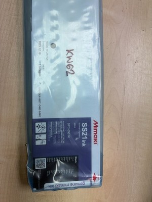 Black Mimaki SS21 440ml Tintenpatrone Nagelneu ungeöffnet im Datum KW62