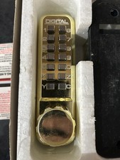 Lockey Digital Push Button Door Lock Gold Colour (never Used) 