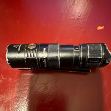 Fenix PD25R LED Flashlight Black Metal Handheld Clip Cordless Battery 3V