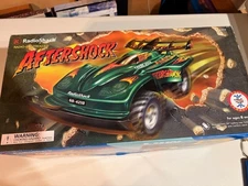 Radio Shack Radio Controlled AfterShock Big Green Buggy Car  (Tested & Working)