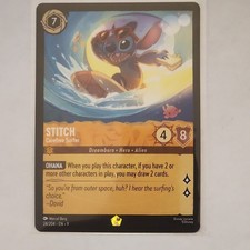 Disney Lorcana Stitch Carefree Surfer Fabled Legendary 24/204 Near Mint