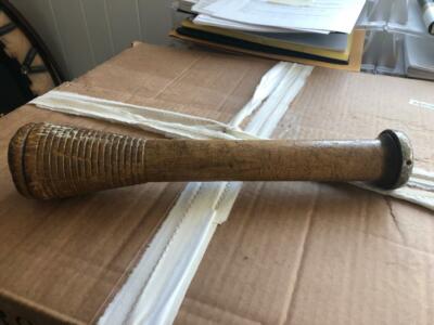  Vintage Wood Textile Spindle:  12.0'' Tall 