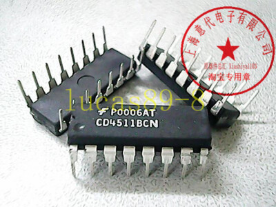 10 x CD4511BCN CD4511BC CD4511B CD4511 DIP16 BCD-to-7 Segment Latch 