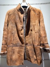 Woman’s Kircilar Leatherland Coat, Kircilar Size Xxl. Brown Mix Express Shippi