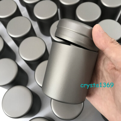 STOCK Titanium Storage Box Coffee Tea Cans Emergency Container Pills Bottle Jars