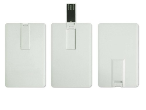 Slim Credit Card USB Stick Weiß USB Flash Drive 2.0 Geldkarte - Bild 7 von 16