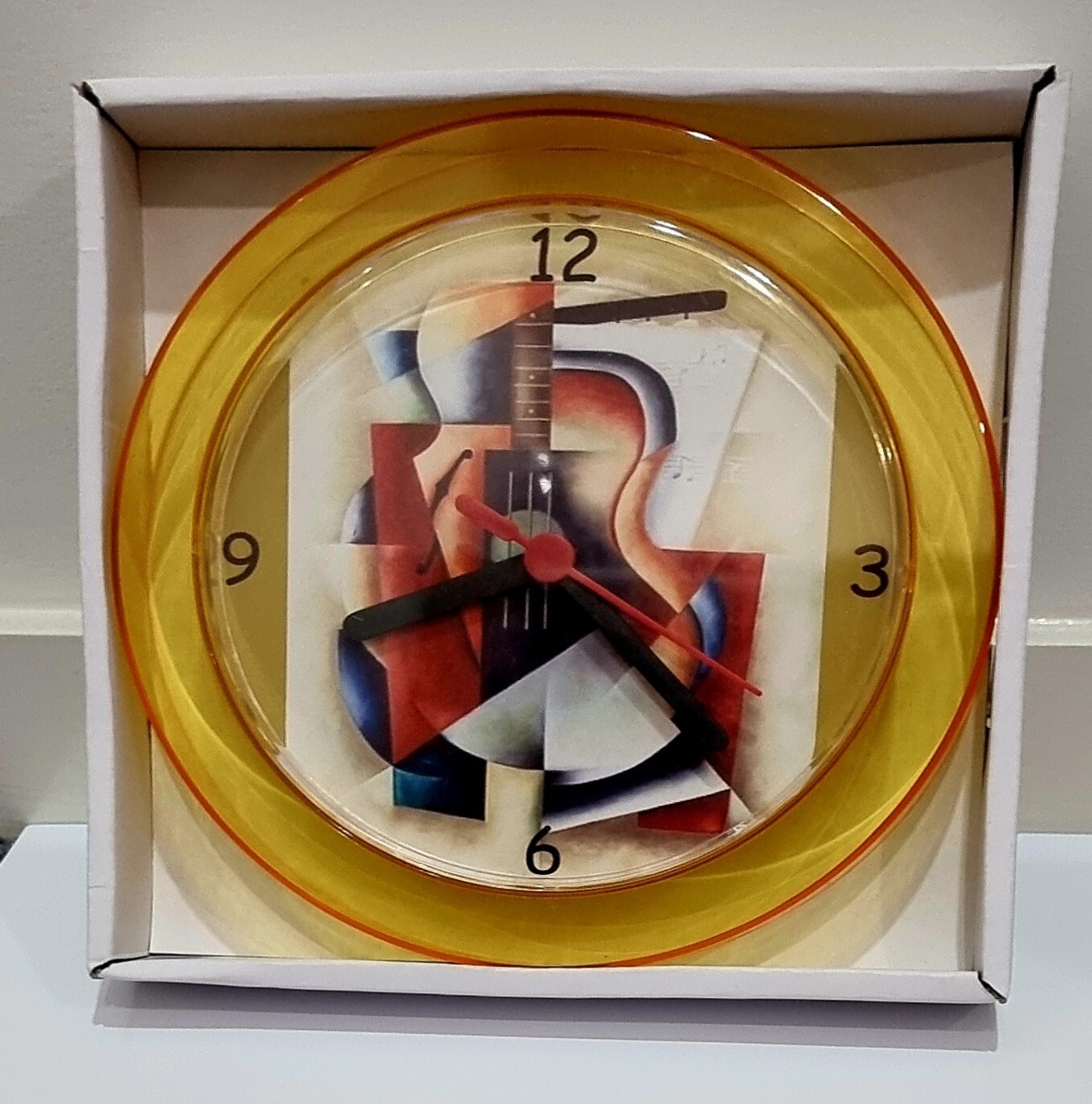 Guitar Gold 7" Novelty Wall/Desk Clock Brand New Music Room, Band eBay