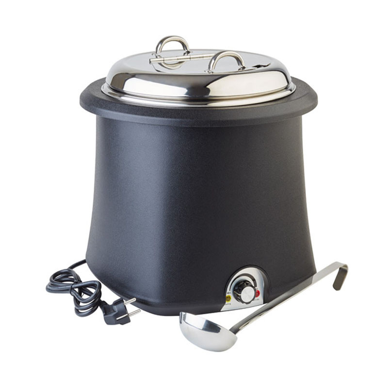 Elektrischer Suppentopf Suppenstation Suppenwärmer Suppenkugeltopf 10L - Ø 38 cm