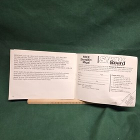 NES Nintendo Heavy Shreddin manial only no game