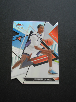 2023-24 Finest Refractors Die Cut /35 De'Aaron Fox - Sacramento Kings
