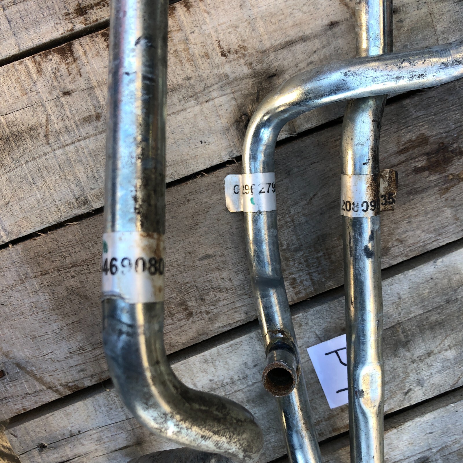 2014 - 2017 Maserati Ghibli 3.0L Engine Coolant Hose Tube Line Set Of 3 OEM