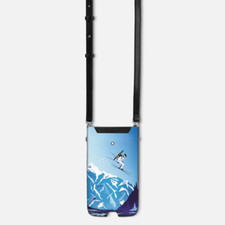 $785 MSRP - Montblanc Scenic Phone case sleeve pouch Ski motif MB130040 130040