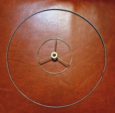 Set 14" Bottom 5" Brass Top Spider Ring Metal Wire Repair Part Cone Lamp Shade