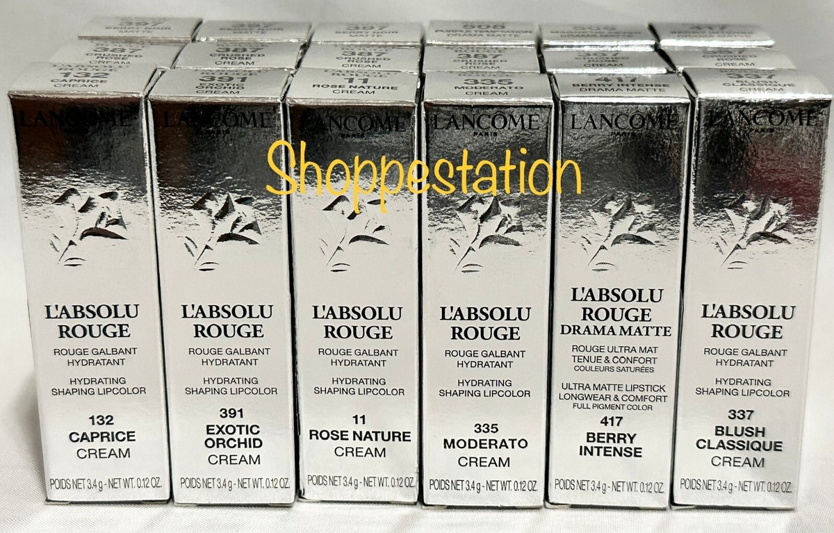 未使用品 LANCOME ABSOLUE 13g Lancome L' Absolu Rouge Lipstick Full Size 3.4g CHOOSE SHADE | eBay