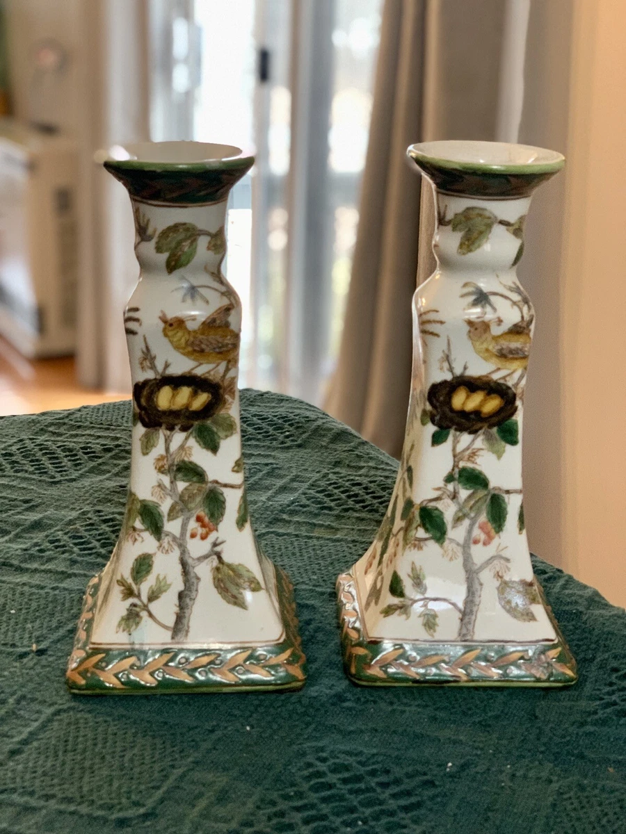 Porcelain online candlestick holders