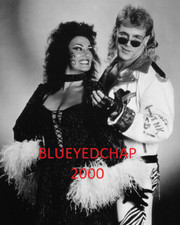 SHERRI MARTEL & SHAWN MICHAELS WRESTLER 8 X 10 WRESTLING PHOTO WWF 