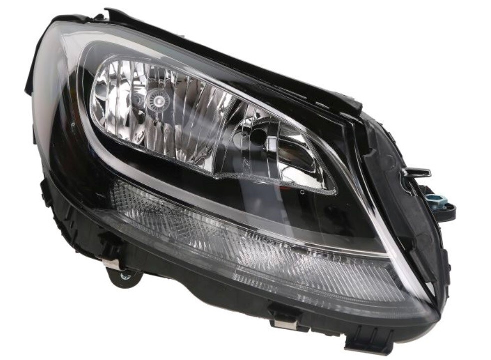 Phare avant droite Mercedes W205 à moteur électrique et éclairage H7 LED puissant