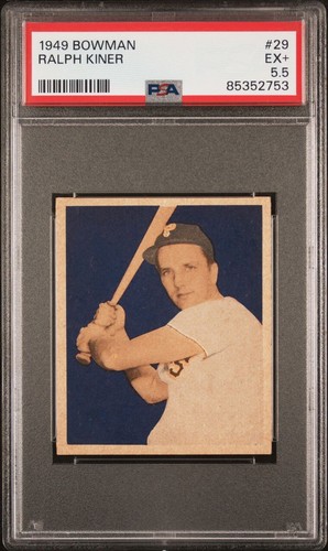 1949 Ralph Kiner [Overprint Back] #29