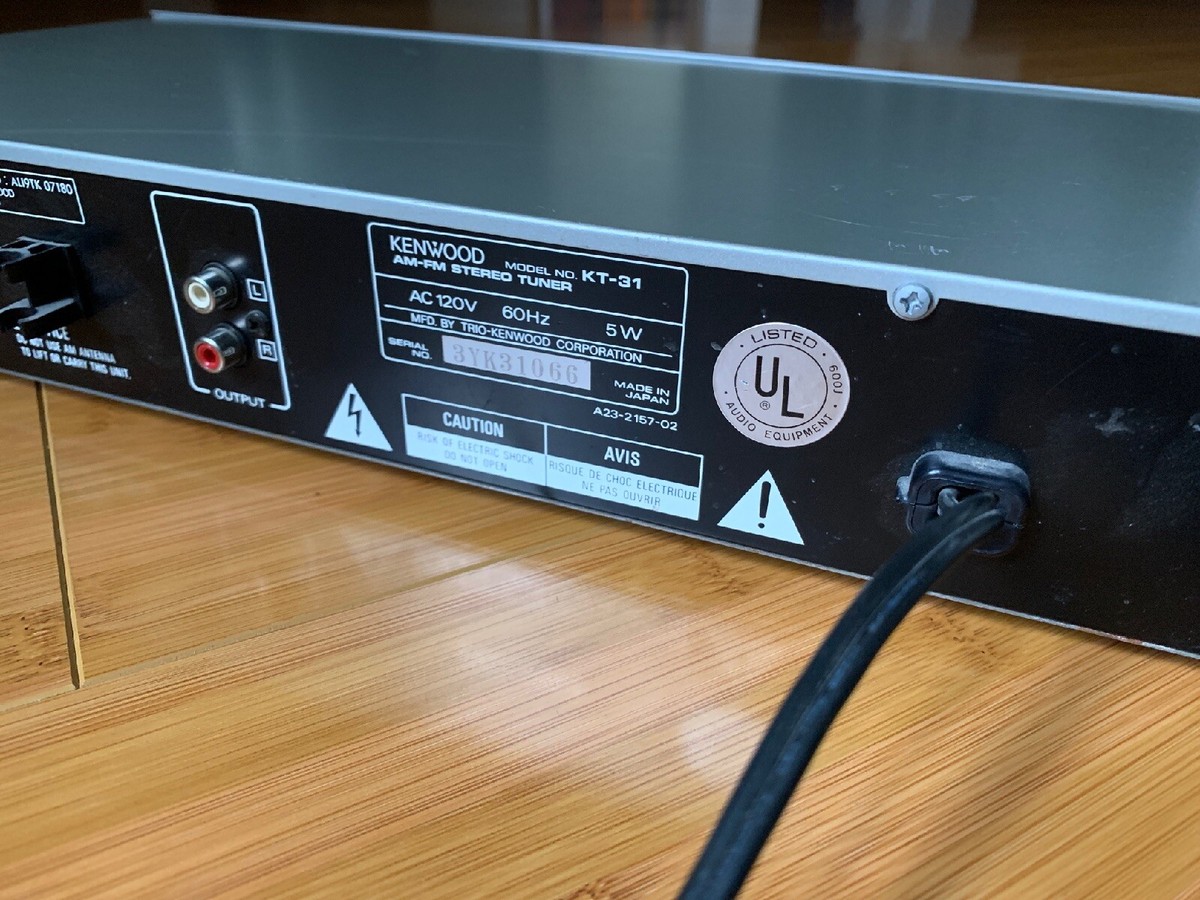 Tuner Stéréo Vintage Kenwood KT-31 AM/FM, Bon état De Fonctionnement