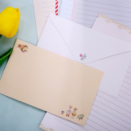 6Pcs Letter Paper 3Pcs Envelopes for Writing Letters Wedding Invitations 10 Type - Picture 13 of 74