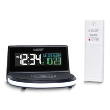 Digital Glow Wireless Charging Alarm Clock