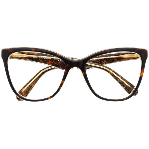 Dolce & Gabbana Sunglasses Frame Only DG 4193 2738/13 Havana/Gold Butterfly 56mm - Picture 6 of 6