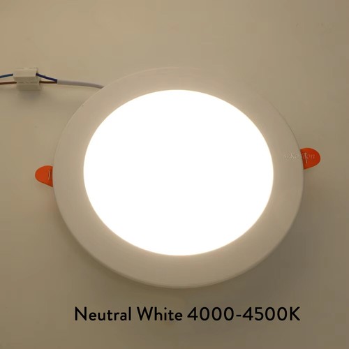 Round Led Recessed Ceiling Downlight 220v 240v Cold White Neutral 4500k 6500k No - Picture 11 of 11