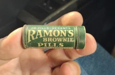 Vintage Ramon's Brownie Pills Diuretic Stimulant for the Kidneys Medicine Used