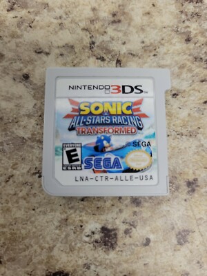 Sonic & All-Stars Racing Transformed (Nintendo 3DS, 2013) Game Only! TESTED!!